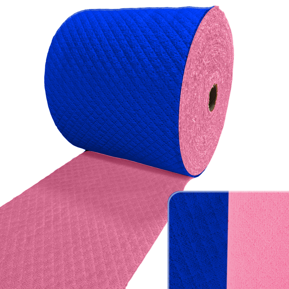 TELA-TOALLA-LIMPION-MICROFIBRA-DOBLE-FAZ-COLOR-AZUL-REY-Y-ROSADO