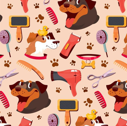 Tela Antifluido para Uniformes de Veterinarios y Groomers