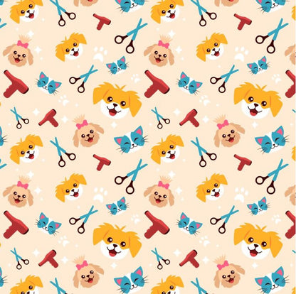 Tela Antifluido para Uniformes de Veterinarios y Groomers