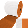 Toalla Microfibra Doble Faz x Rollo - BLANCO / NARANJA