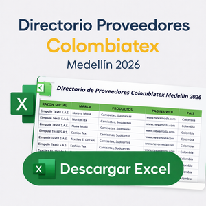 Directorio Proveedores Colombiatex Medellín 2026