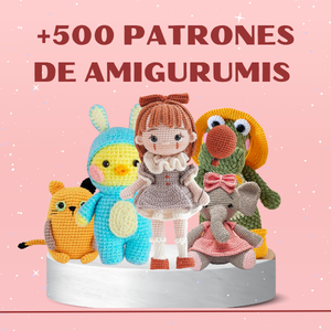 Ebook de +500 Patrones de Amigurumis en PDF