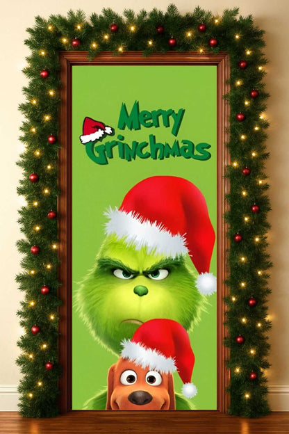 Funda Confeccionadas Navideña Para Puertas de 200cm x 80cm