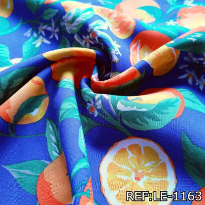 LINO-MANTEL-COCINA-AZUL-REY-NARANJAS-LE-1163