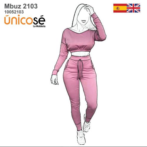 MOLDE PANTALON BABUCHA MUJER 1007