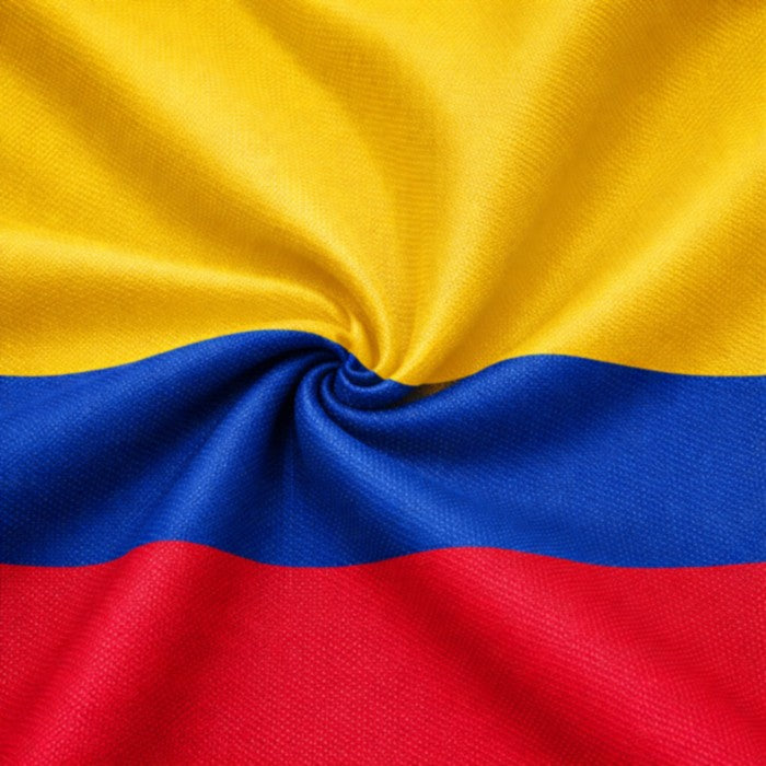 Tela Bandera Tricot de Colombia Doble Faz de 150cm x Metros