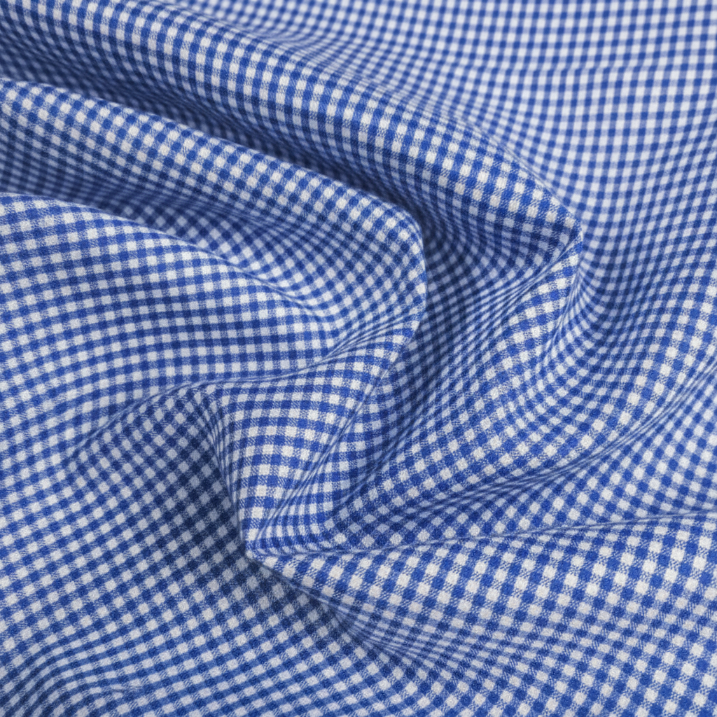 TELA-CAROLINA-POLIESTER-CUADRO-PEQUENO-COLOR-AZUL-REY