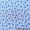 Dacrón Flores Wilmez Blanco x Rollo - Flor Azul Rey E4330-571