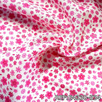 TELA-DACRON-ESTAMPADO-WILMEZ-BLANCO-FLOR-FUCSIA-E4330
