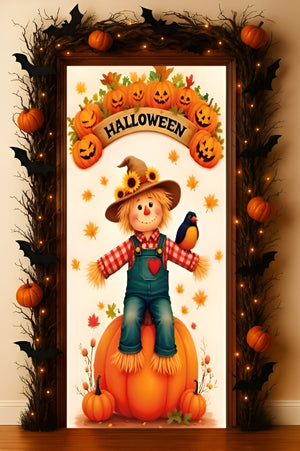 Tela Funda De Halloween Para Puertas de 200cm x 80cm