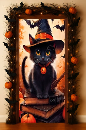 Tela Funda De Halloween Para Puertas de 200cm x 80cm