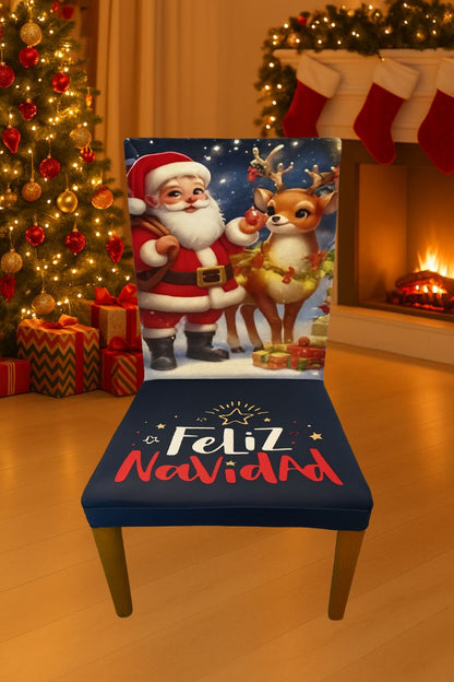 Funda Navideña Para Sillas Confeccionadas