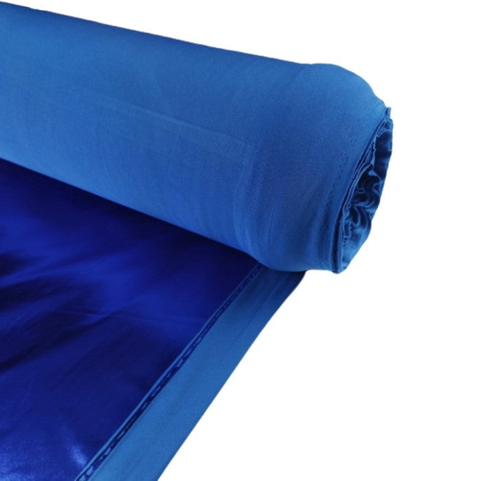 Trapo Azul Rollo Tela Satín Rígido / Raso x Rollo | Casatextil