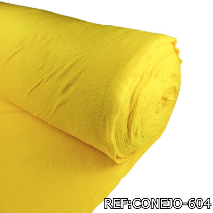 TELA-PIEL-DE-CONEJO-UNICOLOR-COLOR-AMARILLO
