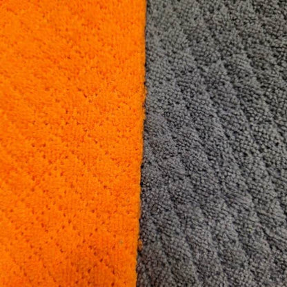 TELA-TOALLA-LIMPION-MICROFIBRA-DOBLE-FAZ-COLOR-NARANJA-Y-GRIS-OSCURO