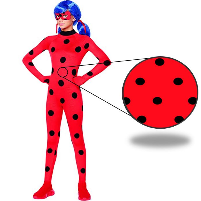 Tela Disfraz de Ladybug Miraculous x Metros