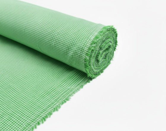 Tela_carolina_poliester_cuadro_pequeno_verde_cali_x_rollo