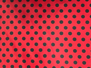 Tela Seda de Disfraz Mariquita x Metros