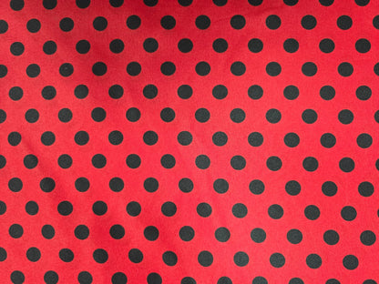 Tela Disfraz Mariquita Roja x Metros