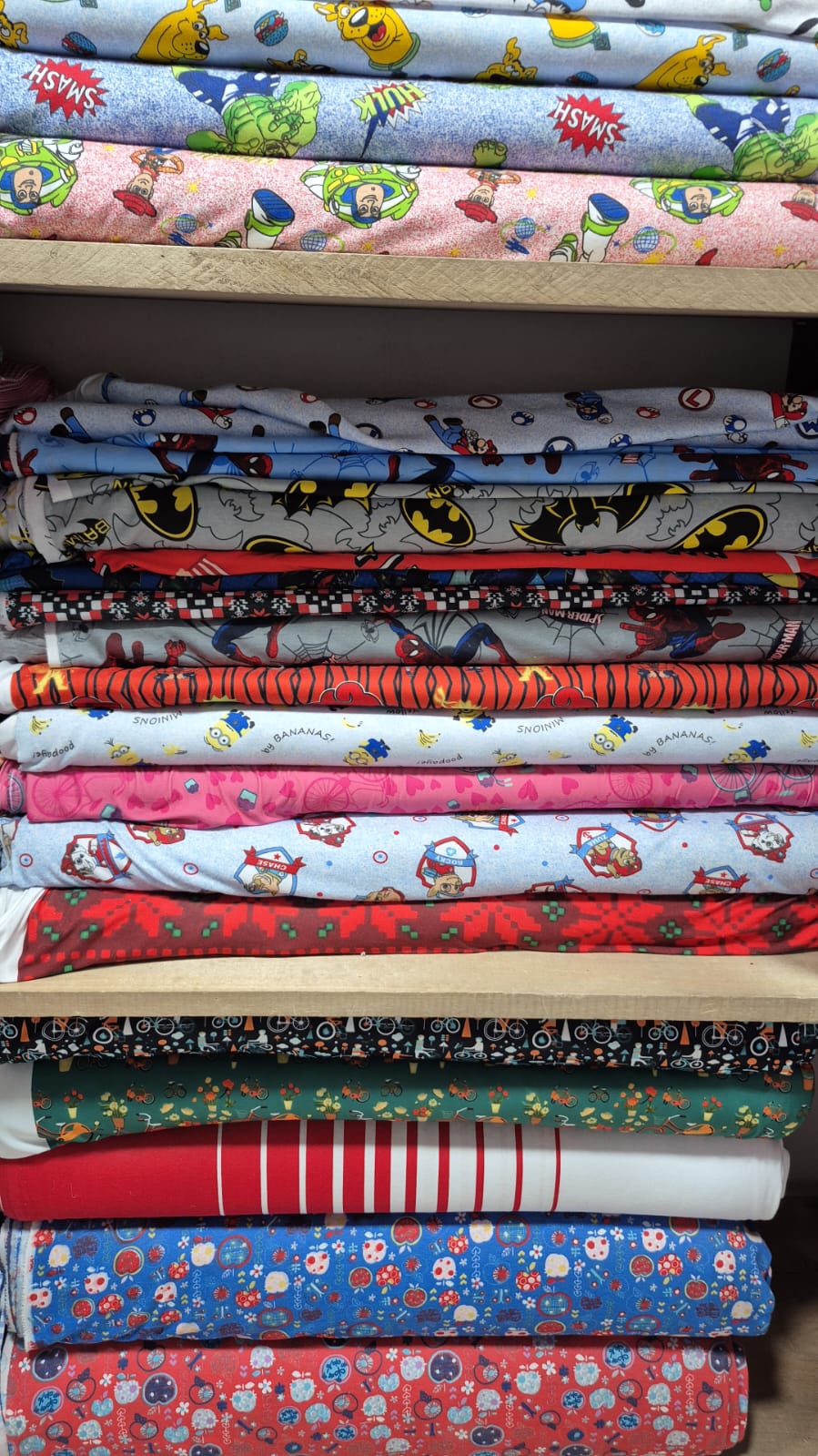 Franela Estampada x Metros