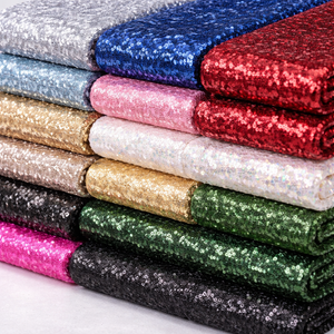 Tela de Lentejuelas Cosidas