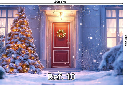 Tela para Fondo Navideño de 300cm x 150cm