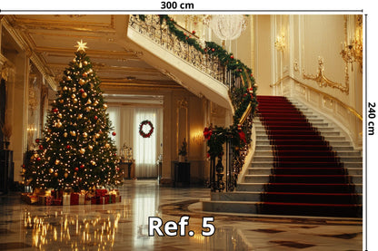 Tela para Fondo Navideño de 300cm x 240cm