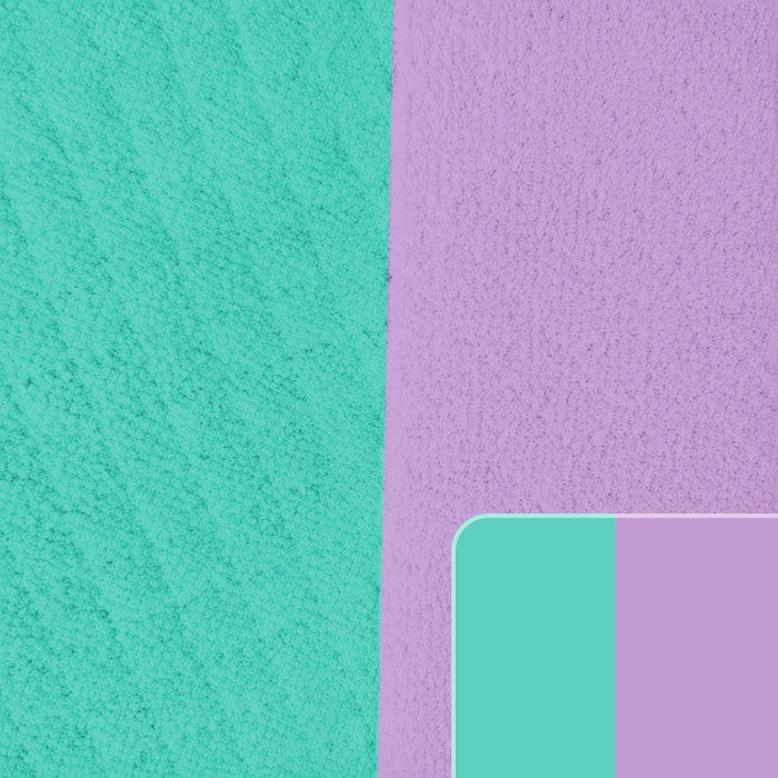 TELA-TOALLA-MICROFIBRA-DOBLE-FAZ-25-CM-ANCHO-LIMPION-COLOR-VERDE-MENTA-LILA
