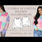 Molde de Buzo Cuello Redondo en PDF - Tallas XS, S, M, L, XL