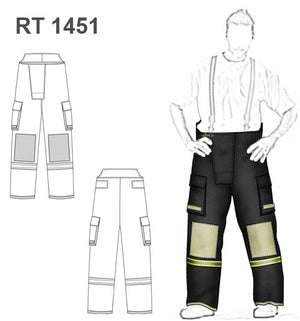 MOLDE PANTALON TRABAJO RT 1451