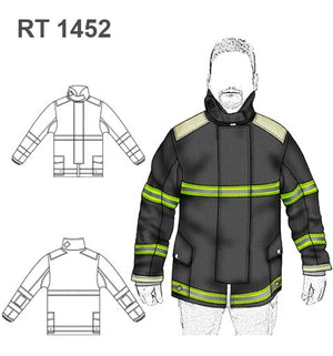 MOLDE CHAQUETA TRABAJO RT 1452