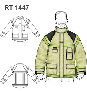 MOLDE CHAQUETA TRABAJO RT 1447