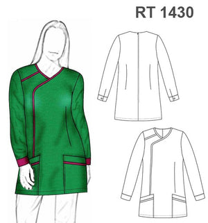 MOLDE CHAQUETA TRABAJO 1430