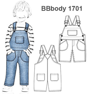 MOLDE BODY JARDINERA BEBE 1701