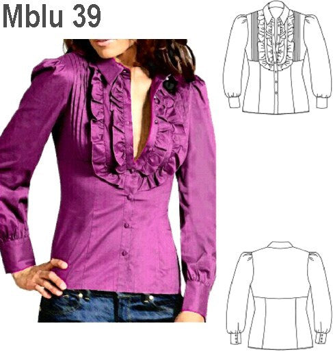 MOLDE BLUSA MUJER 0939