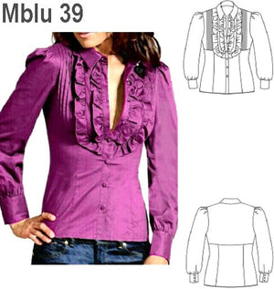 MOLDE BLUSA MUJER 0939