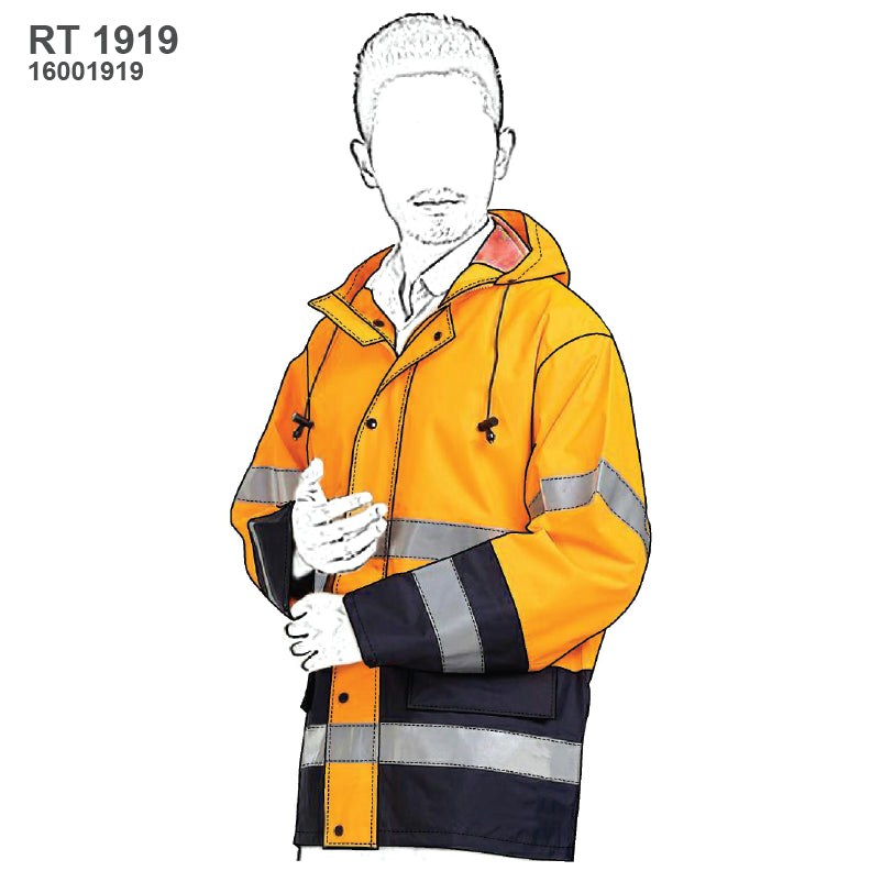 MOLDE CHAQUETA IMPERMEABLE TRABAJO RT 1919