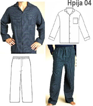 MOLDE PIJAMA CLASICO HOMBRE 0904