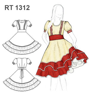MOLDE VESTIDO DE HUASA RT 1312