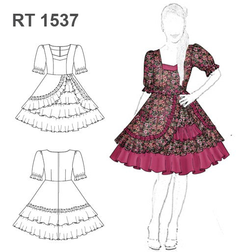 MOLDE VESTIDO HUASA RT 1537