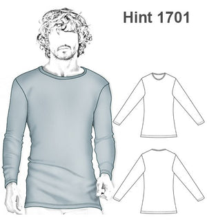 MOLDE INTERIOR CAMISETA HOMBRE 1701