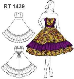 MOLDE VESTIDO HUASA RT 1439