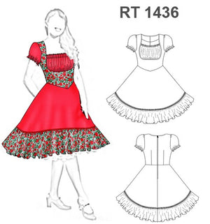 MOLDE VESTIDO HUASA RT 1436