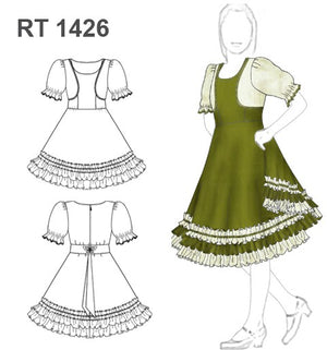 MOLDE VESTIDO DE HUASA RT 1426