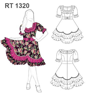 MOLDE VESTIDO DE HUASA RT 1320