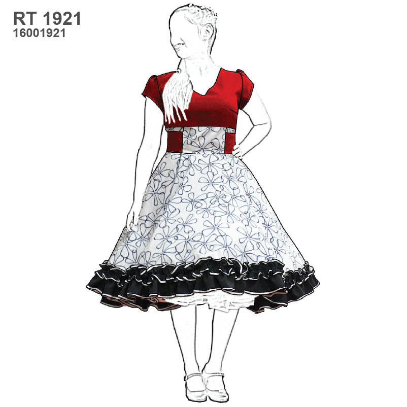 MOLDE VESTIDO DE HUASA RT 1921