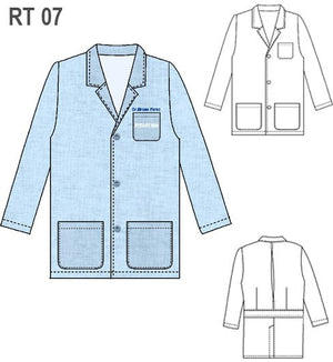 MOLDE CHAQUETA MEDICO RT 0907