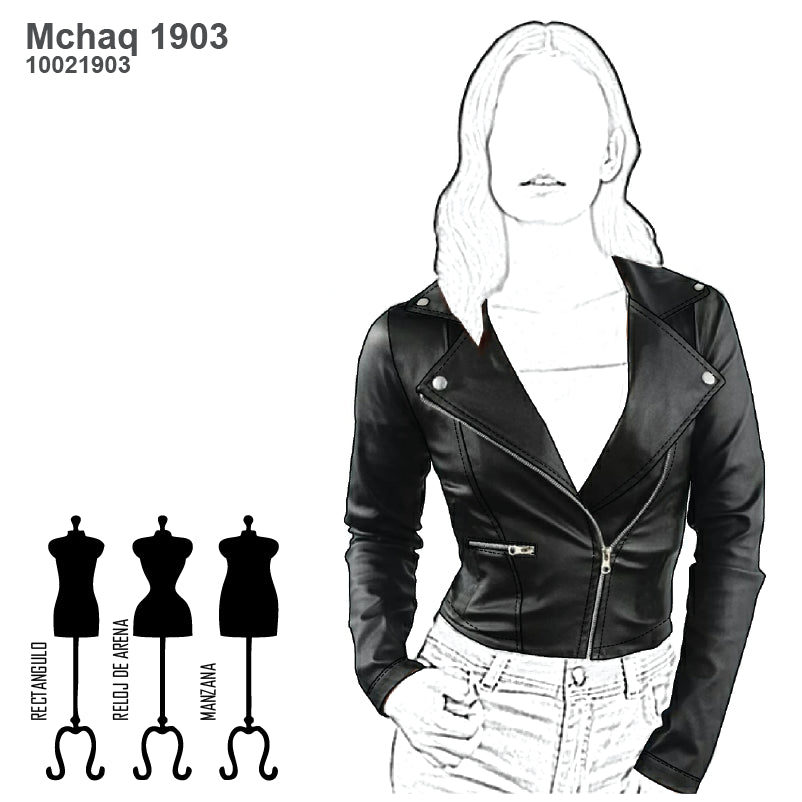 MOLDE CHAQUETA AJUSTADA MUJER 1903