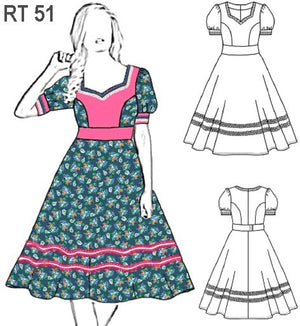 MOLDE VESTIDO DE HUASA ADULTO RT 0951