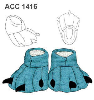 MOLDE PANTUFLA DE GARRAS ACC 1416